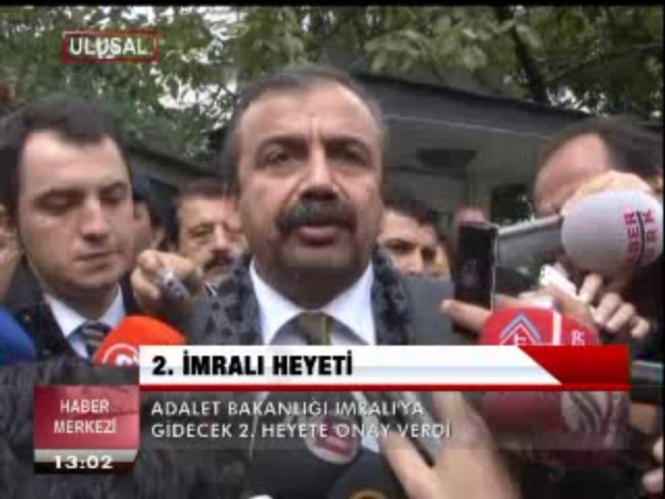 ADALET BAKANLIĞI 2  İMRALI HEYETİNE ONAY VERDİ