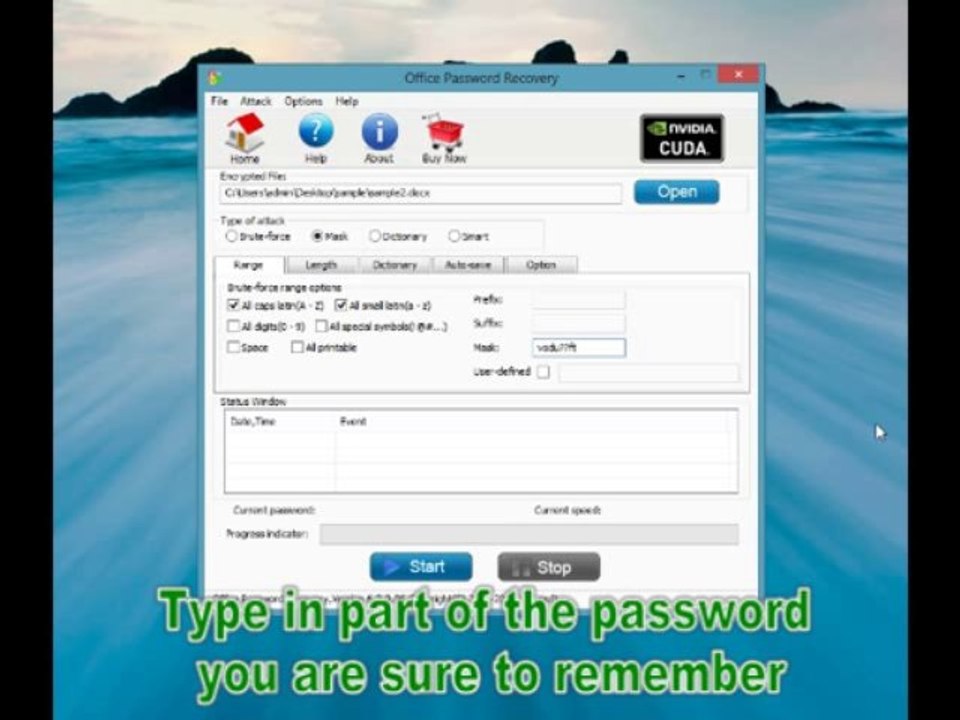 Forgot password for word document 2010