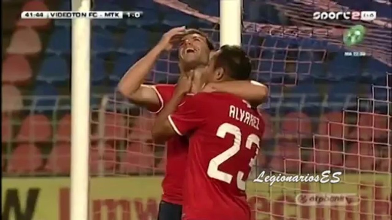 Arturo Álvarez - Videoton FC 2-0 MTK Budapest - Liga OTP Bank de Hungria