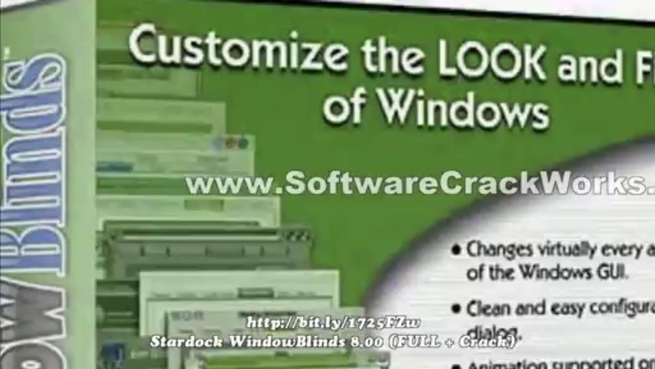 Stardock WindowBlinds 8.00 (FULL + Crack) video Dailymotion