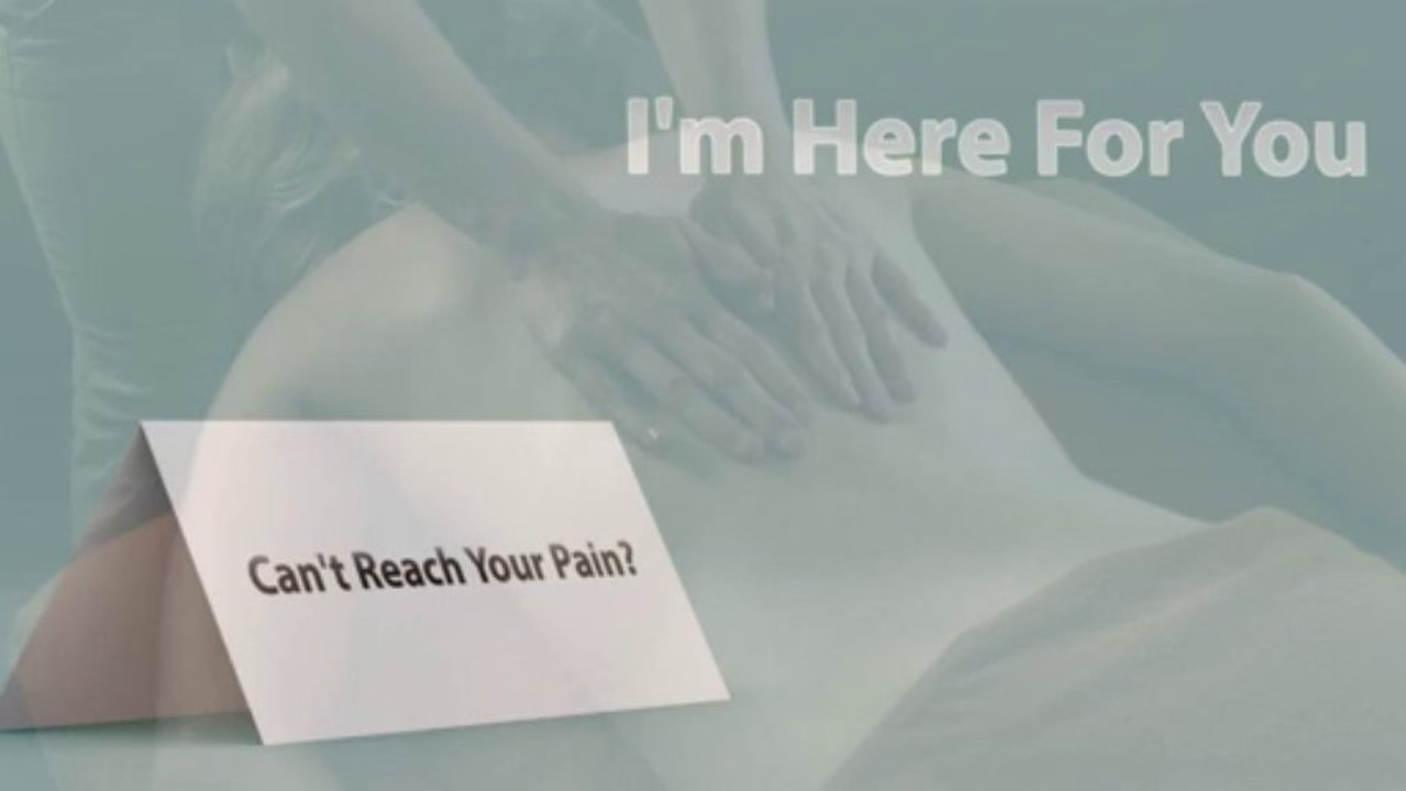Can't Reach Your Pain? - Royalty Free Massage Therapy Video #242