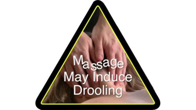 Massage May Induce Drooling - Royalty Free Massage Therapy Video #223