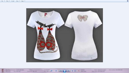 เสื้อยืดแขนยาว ลายแมว ฟรีไซส์ สีขาว - พร้อมส่งQI043 ราคา670บาท