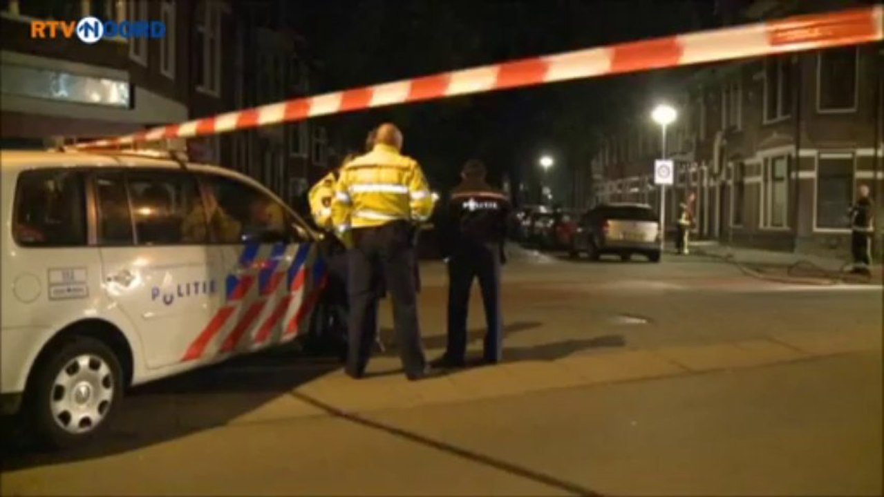 Gewonde door brand woning Groningen - RTV Noord