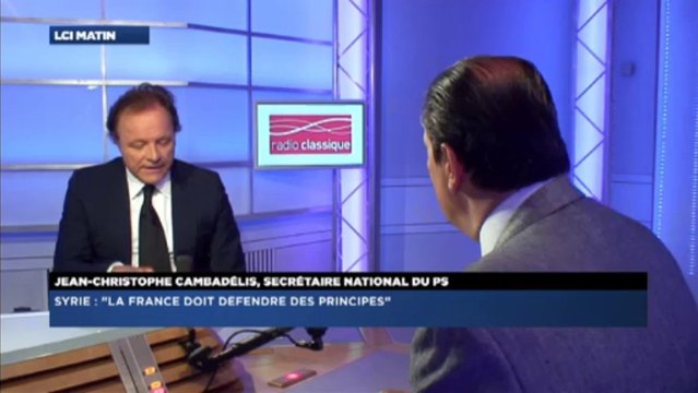 Jean-Christophe Cambadélis, invité politique de Guillaume Durand avec LCI