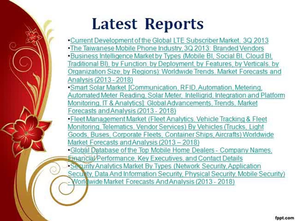 Global Handset Shipments, Vendor Market Share, Strategies and Key Trends Q3’2011