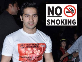 Varun Dhawan Warns Fans Against Smoking