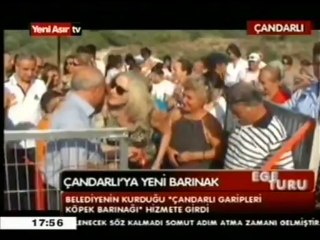 ÇANDARLI GARİPLERİ KÖPEK BARINAĞI AÇILDI - YENİASIR TV HABERİ