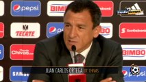 Ortega se dijo emocionado por el accionar de Chivas