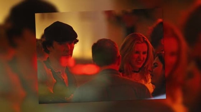 Sherlock's Benedict Cumberbatch and Downton Abbey's Laura Carmichael Laugh and Joke at Lady Gaga's London Show