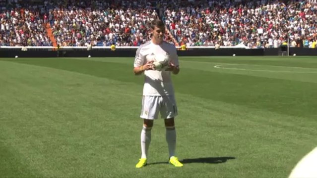 Real Madrid : les premières jongles de Gareth Bale !