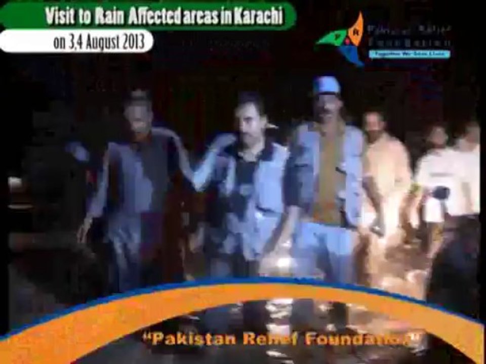 Chairman Pakistan Relief Foundation Haleem Adil Sheikh visit Saadi town_mpeg4_001