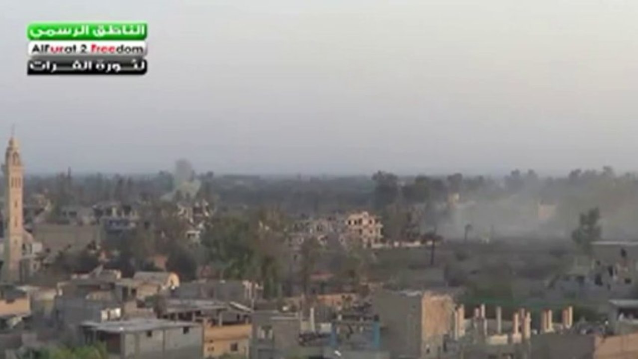 Bombardeos en Siria