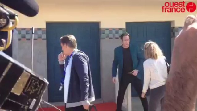 Nicolas Cage devant sa cabine de plage - Nicolas Cage devant sa cabine de plage