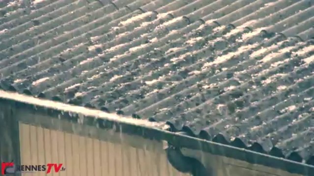 [NO COMMENT] Violent orage de grêle à Rennes