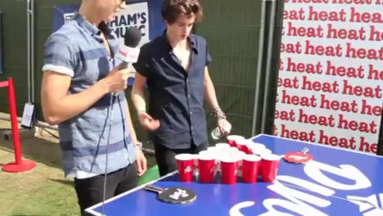 The Vamps play question pong at Fusion Festival