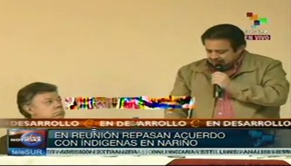 Reconocen campesinos colombianos disposición de Juan Manuel Santos