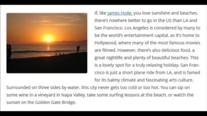 James Hoile & Americas popular destinations