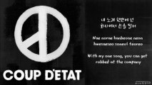 [G-DRAGON (BIGBANG)] COUP D'ETAT (Hangul/Romanized/English Sub) Lyrics