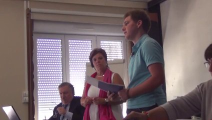 Présentation des instances lycéennes au lycée Marey de Beaune par Camille Olivier