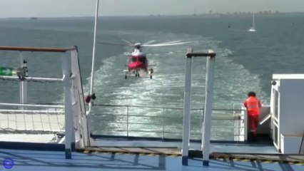 Brittany Ferries - Normandie Day (Bonus)  Les Coastguards en exercice.