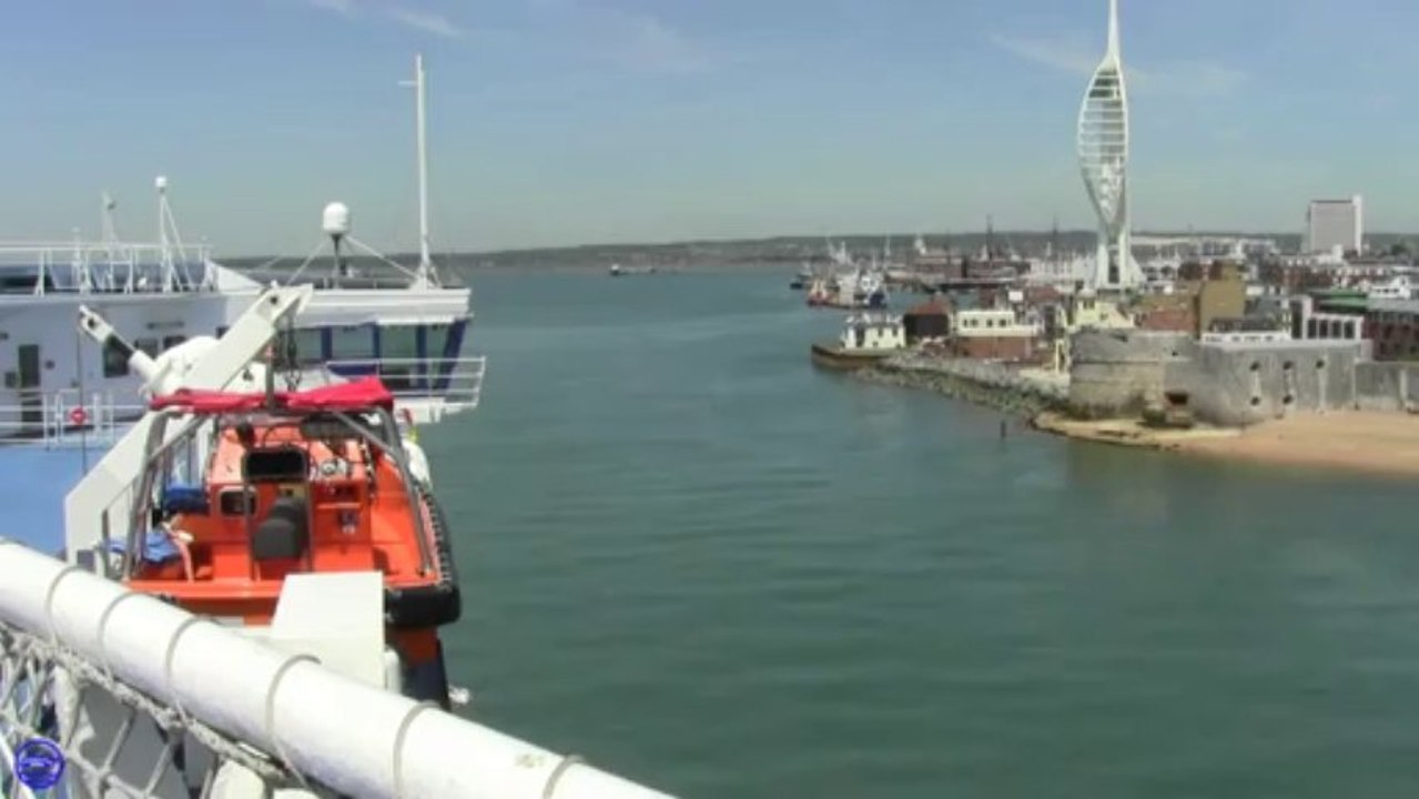 Brittany Ferries - Normandie Day (1) Départ Ouistreham. Arrivée Portsmouth.