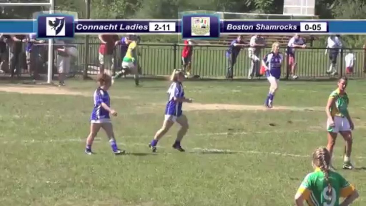 Connacht Ladies (4-14) -v- Boston Shamrocks (0-07) Boston Senior Ladies Final 2013