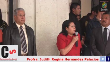 Colocación de Bando Solemne de las fiestas Patrias.