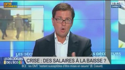 Crise : des salaires à la baisse ? dans Les décodeurs de l'éco - 02/09 2/5