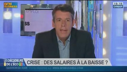 Crise : des salaires à la baisse ? dans Les décodeurs de l'éco - 02/09 1/5