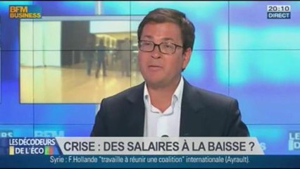 Crise : des salaires à la baisse ? dans Les décodeurs de l'éco - 02/09 4/5