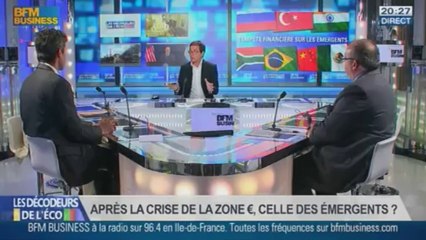 Après la crise de la zone €, celle des émergents ? dans Les décodeurs de l'éco - 05/09 5/5