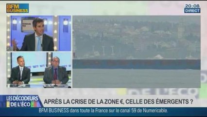 Après la crise de la zone €, celle des émergents ? dans Les décodeurs de l'éco - 05/09 4/5