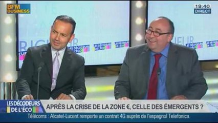 Après la crise de la zone €, celle des émergents ? dans Les décodeurs de l'éco - 05/09 2/5