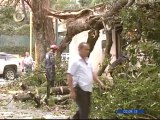 Lluvias dejan 10 viviendas y dos vehículos afectados por vientos y árboles caídos