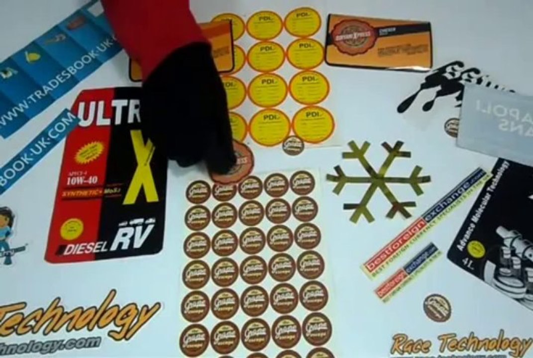 Round Bumper Stickers