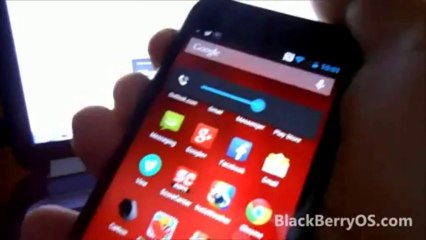 BBM corriendo en ANDROID