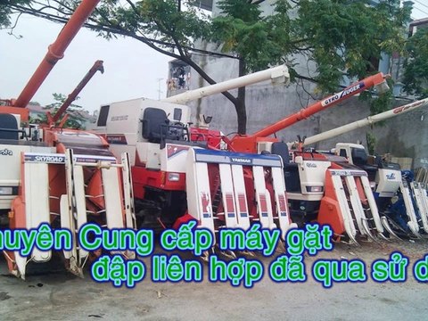 Máy gặt đập liên hợp nhật Kubota Iseki Yanmar giá rẻ - mua bán máy gặt đập liên hợp cũ
