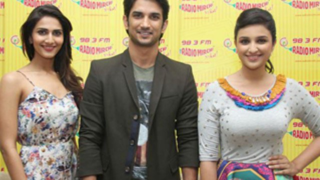 Shuddh Desi Romance Promotion at Radio Mirchi | Parineeti Chopra, Sushant Singh Rajput, Vaani Kapoor