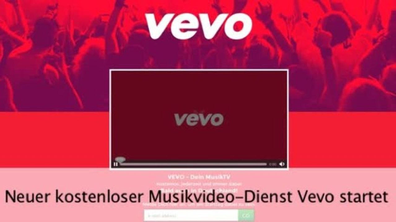 Neuer kostenloser Musikvideo-Dienst Vevo startet
