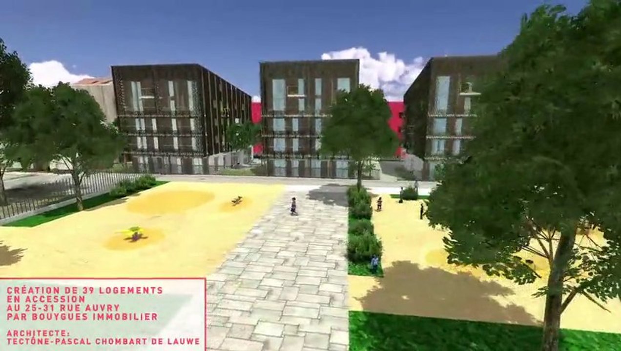 Projet de rénovation urbaine du Quartier Villette Quatre Chemins à Aubervilliers