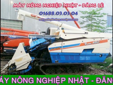 Mới về máy gặt đập liên hợp ISEKI 450 nhật bản giá cực tốt - Máy nông nghiệp Đăng Lê 01688.03.03.04