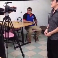 Boss get redy talk the tv