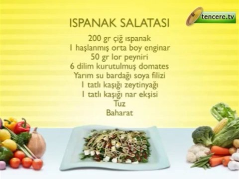 Ispanak Salatasi - Yemek Tarifi