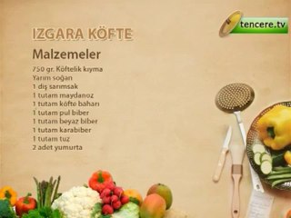 Izgara Kofte - Yemek Tarifi