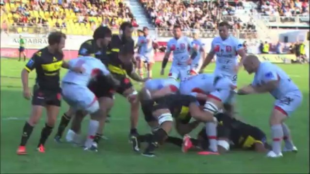 US Carcassonne / LOU Rugby - Les essais lyonnais.