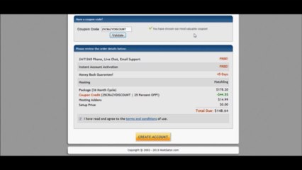 Hosting Discount 25% Off! Use 25CRAZYDISCOUNT coupon code on HostGator