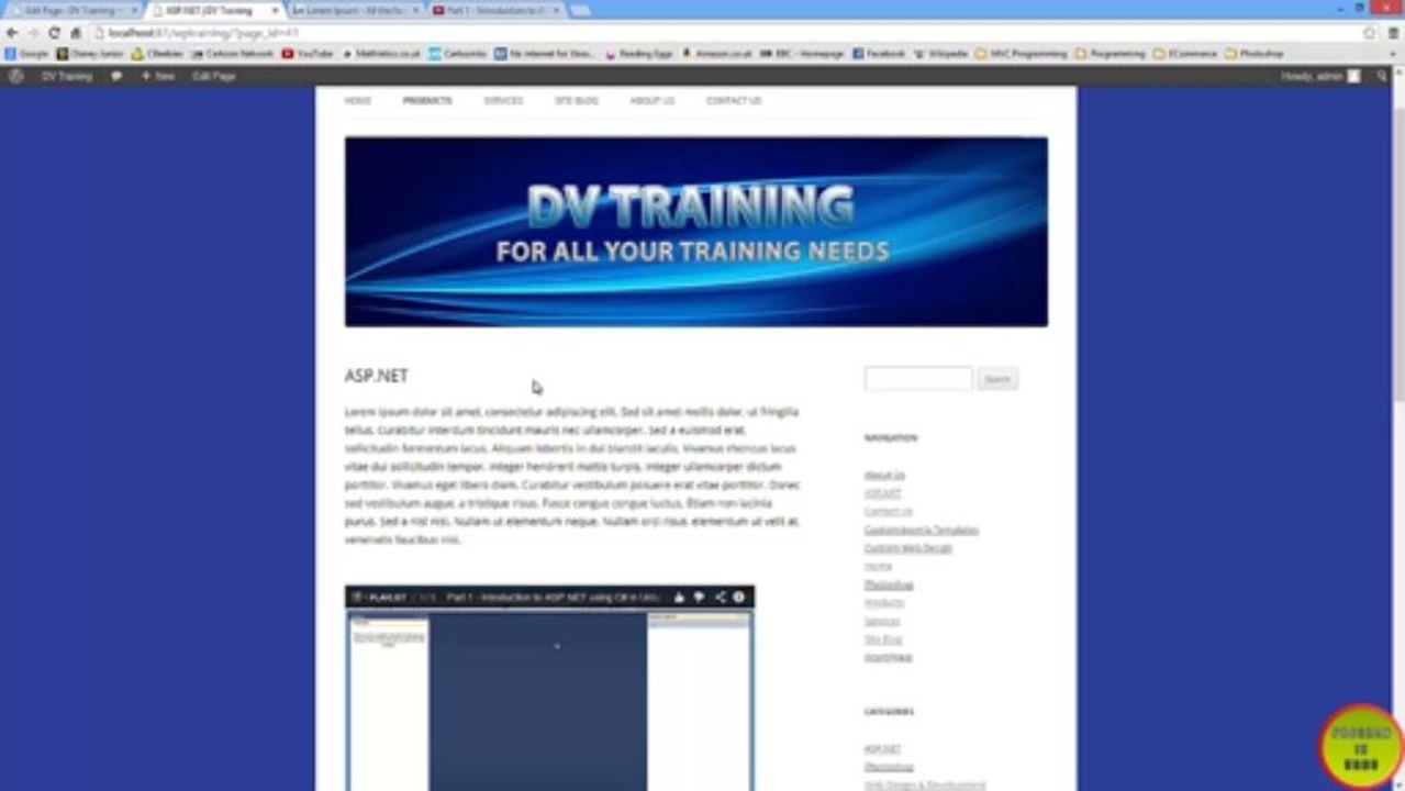 Part 5 - Adding Multimedia & Graphics to WordPress Website