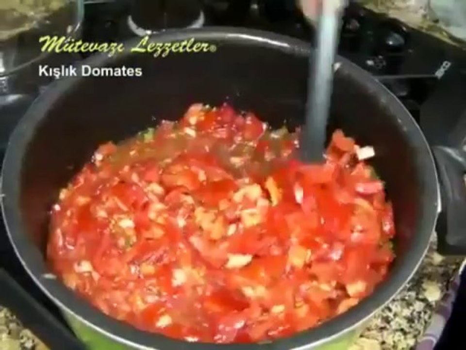 Kışlık Domates Tarifi  Nefis Yemek Tarifi