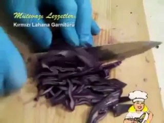 Kırmızı Lahana Garnitürü Tarifi - Nefis Yemek Tarifi